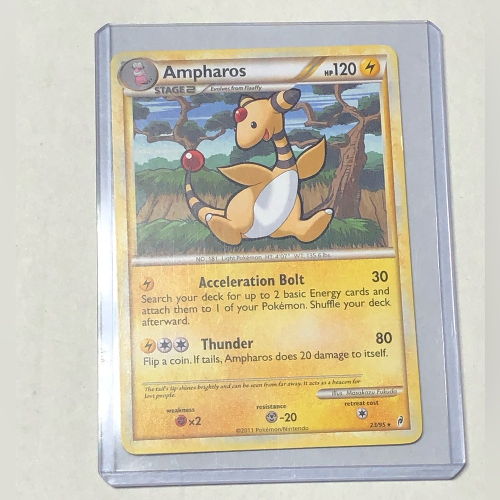 Ampharos Pokémon card